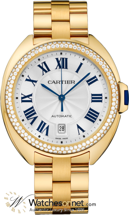 Cartier Cle De Cartier Wjcl0010 Women S 18k Yellow Gold Automatic Watch