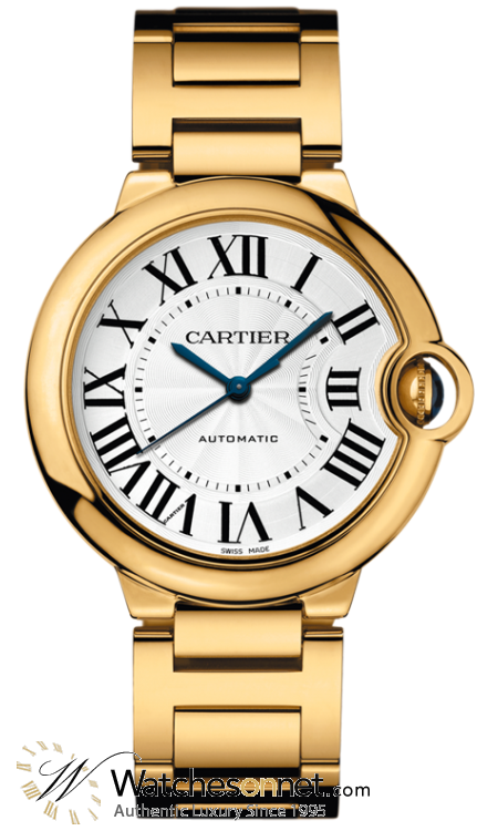cartier ladies gold watch