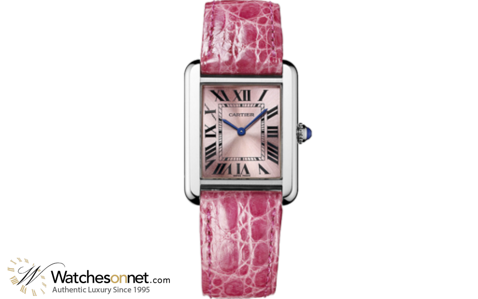 cartier tank solo pink