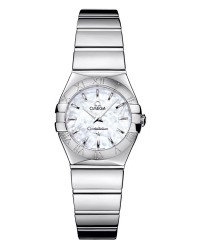 Omega Constellation  Quartz Women's Watch, Stainless Steel, Mother Of Pearl Dial, 123.10.24.60.05.002