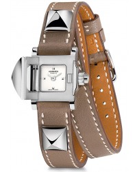 Hermes Medor Mini  Quartz Women's Watch, Stainless Steel, Silver Dial, 028273WW00