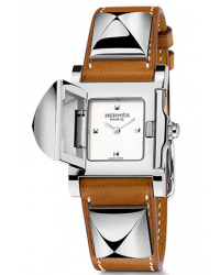 Hermes Medor  Quartz Women's Watch, Stainless Steel, Silver Dial, 028323WW00