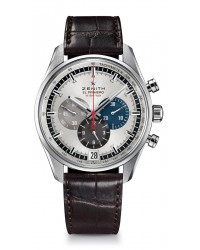 Zenith El Primero  Chronograph Automatic Men's Watch, Stainless Steel, Silver Dial, 03.2040.400/69.C494
