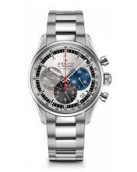 Zenith El Primero  Chronograph Automatic Men's Watch, Stainless Steel, Silver Dial, 03.2150.400/69.M2150