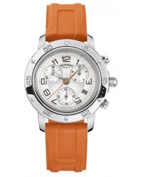 Hermes Clipper  Quartz Women's Watch, Stainless Steel, Silver Dial, 036081WW00