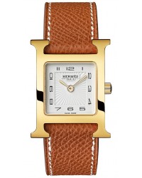 Hermes H Hour  Quartz Women's Watch, Stainless Steel, Silver Dial, 036732WW00