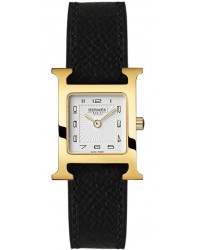 Hermes H Hour  Quartz Women's Watch, Stainless Steel, White Dial, 036733WW00