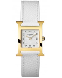 Hermes H Hour  Quartz Women's Watch, Stainless Steel, White Dial, 036735WW00