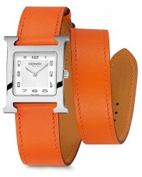 Hermes H Hour  Quartz Women's Watch, Stainless Steel, White Dial, 036800WW00