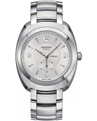 Hermes Dressage  Automatic Men's Watch, Stainless Steel, Silver Dial, 037804WW00