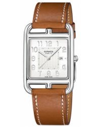 Hermes Cape Cod  Quartz Women's Watch, Stainless Steel, Silver Dial, 040183WW00