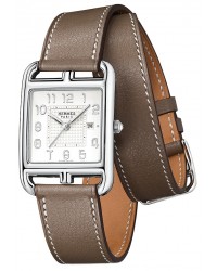 Hermes Cape Cod  Quartz Women's Watch, Stainless Steel, Silver Dial, 040194WW00