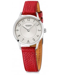 Hermes Slim D'Hermes  Quartz Women's Watch, Stainless Steel, Silver Dial, 041735WW00