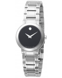 Movado Stiri  Quartz Women's Watch, Stainless Steel, Black Dial, 606192