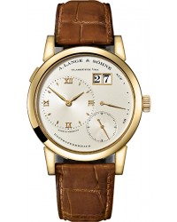 A. Lange & Sohne Lange 1  Manual Winding Men's Watch, 18K Yellow Gold, Silver Dial, 101.021