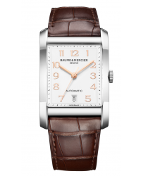 Baume & Mercier Hampton  Automatic Men's Watch, Stainless Steel, White Dial, MOA10156