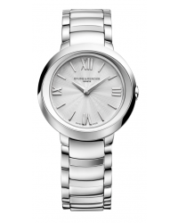 Baume & Mercier Promesse  Quartz Women's Watch, Stainless Steel, Silver Dial, MOA10157