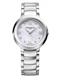 Baume & Mercier Promesse  Quartz Women's Watch, Stainless Steel, Mother Of Pearl Dial, MOA10158