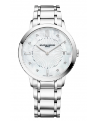 Baume & Mercier Classima  Quartz Women's Watch, Stainless Steel, Mother Of Pearl & Diamonds Dial, MOA10225