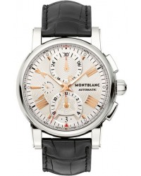 Montblanc Star 4810  Chronograph Automatic Men's Watch, Stainless Steel, Silver Dial, 105856