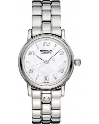 Montblanc Star Lady Automatic  Automatic Women's Watch, Stainless Steel, Mother Of Pearl & Diamonds Dial, 107117