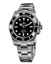 Rolex Submariner  Automatic Men's Watch, Stainless Steel, Black Dial, 114060