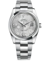 Rolex DateJust 36  Automatic Women's Watch, Stainless Steel, Silver Dial, 116200-FLR-SLV