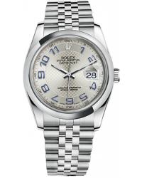 Rolex DateJust 36  Automatic Women's Watch, Stainless Steel, Silver Dial, 116200-SLV-BLU-J