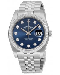 Rolex DateJust 36  Automatic Women's Watch, Steel & 18K White Gold, Blue Dial, 116234-BLU-DIA-J