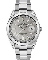 Rolex DateJust ll  Automatic Men's Watch, Stainless Steel, Silver Dial, 116300-SIL