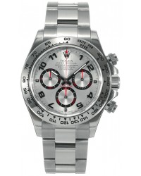 Rolex Daytona  Chronograph Automatic Men's Watch, 18K White Gold, Silver Dial, 116509-SLV