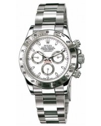 Rolex Cosmograph Daytona  Chronograph Automatic Men's Watch, Stainless Steel, White Dial, 116520-WHT