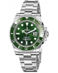 Rolex Submariner Date  Automatic Men's Watch, Stainless Steel, Green Dial, 116610LV
