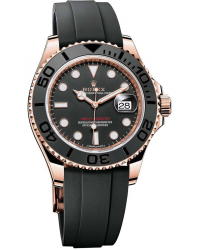 Rolex Yacht-Master 40  Automatic Men's Watch, 18K Rose Gold, Black Dial, 116655