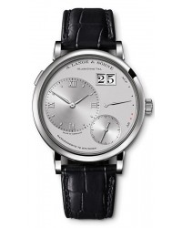 A. Lange & Sohne Grand Lange 1  Manual Winding Men's Watch, Platinum, Silver Dial, 117.025