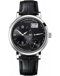 A. Lange & Sohne Grand Lange 1  Manual Winding Men's Watch, 18K White Gold, Black Dial, 117.028