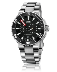 Oris Aquis  Automatic Men's Watch, Stainless Steel, Black Dial, 749-7677-7154-SET