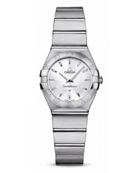 Omega Constellation  Quartz Women's Watch, Stainless Steel, Silver Dial, 123.10.24.60.02.001