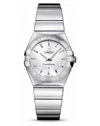 Omega Constellation  Quartz Women's Watch, Stainless Steel, Silver Dial, 123.10.27.60.02.002