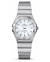 Omega Constellation  Quartz Women's Watch, Stainless Steel, Mother Of Pearl Dial, 123.10.27.60.05.001