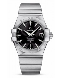 Omega Constellation  Automatic Men's Watch, Stainless Steel, Black Dial, 123.10.35.20.01.001