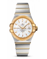 Omega Constellation  Automatic Women's Watch, 18K Yellow Gold, Mother Of Pearl Dial, 123.20.31.20.05.002