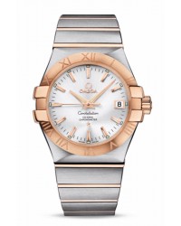 Omega Constellation  Automatic Men's Watch, 18K Rose Gold, Silver Dial, 123.20.35.20.02.001