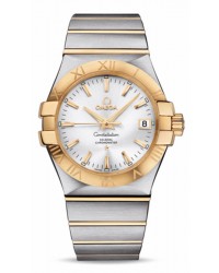 Omega Constellation  Automatic Men's Watch, 18K Yellow Gold, Silver Dial, 123.20.35.20.02.002