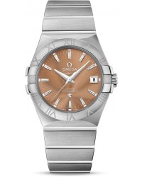Omega Constellation  Automatic Men's Watch, Stainless Steel, Bronze Dial, 123.10.35.20.10.001