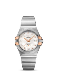 Omega Constellation  Automatic Women's Watch, Stainless Steel, Mother Of Pearl Dial, 123.20.31.20.55.003