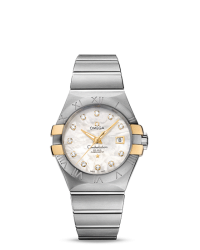 Omega Constellation  Automatic Women's Watch, Stainless Steel, Mother Of Pearl Dial, 123.20.31.20.55.004