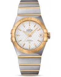 Omega Constellation  Automatic Men's Watch, Steel & 18K Yellow Gold, Silver Dial, 123.20.38.21.02.009