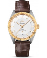 Omega Globemaster  Automatic Men's Watch, Steel & 18K Yellow Gold, Silver Dial, 130.23.39.21.02.001
