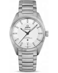 Omega Globemaster  Automatic Men's Watch, Stainless Steel, Silver Dial, 130.30.39.21.02.001